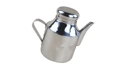 original stainless steel oil or tea pot