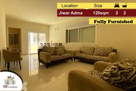 Jiwar Adma 120m2 | Rent |Furnished | Classy Area | Calm Street | IV/RA