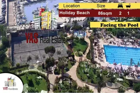 Holiday Beach 86m2 | Excellent Condition | Facing pool | AC |