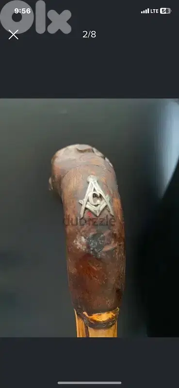 rare 19th century Scottish gents walking stick