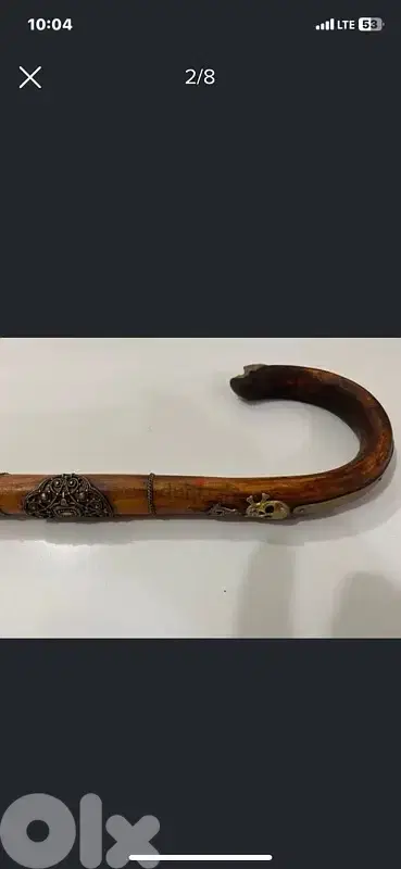super rare 19th century Scottish gents walking stick