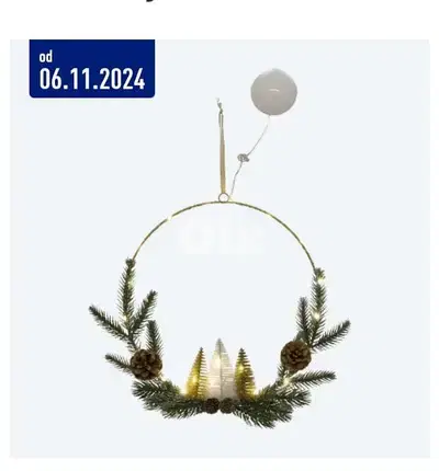 casalux led metal wreath