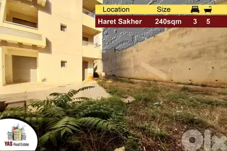 Haret Sakher 240m2 | 120m2 Terrace/Garden | Brand New | Luxury | IV |
