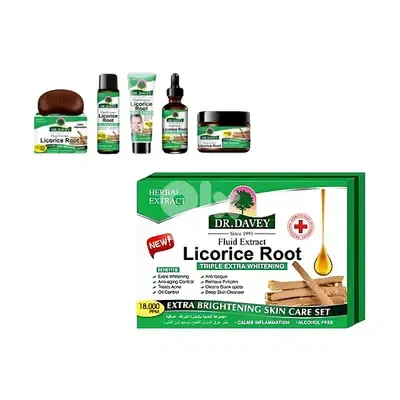 Dr. Davey Skin Brightening Set | 5-in-1 with Licorice Root Extract