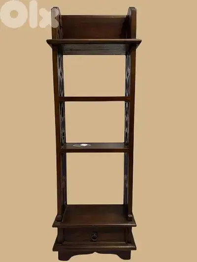 Ornate Wooden Shelf Uni