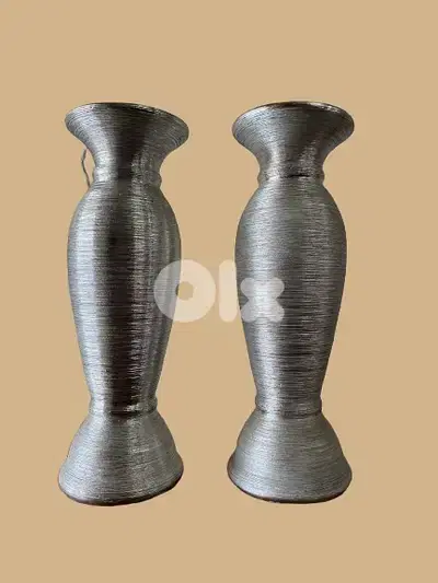 Silver Elegance Vase Set