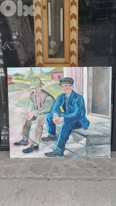 لوحة رسم زيتي