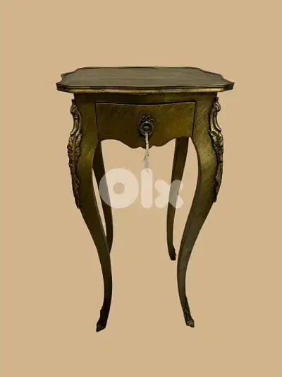 Antique Side Table with Drawer