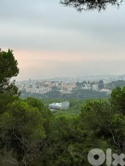 Land for sale in Broumana/  Seaview & Beirut View