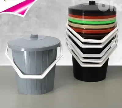bathroom trash and baskets
