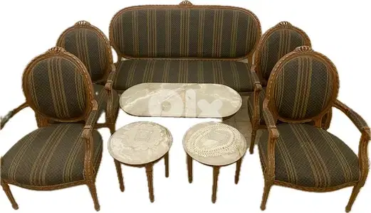 French Parlor Set Louis XVI style صالون كامل