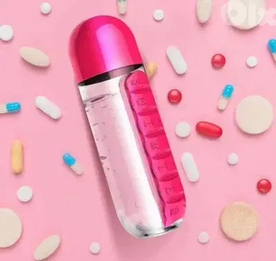 water bottle+medicines box