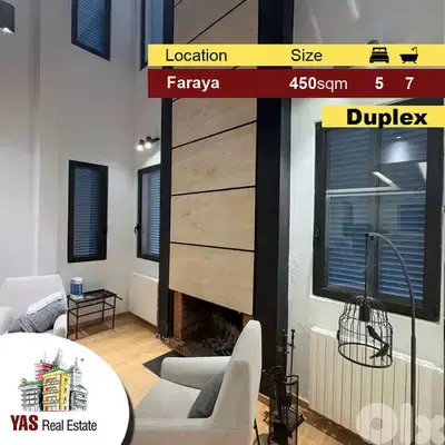 Faraya 450m2 | 250m2 Garden | 150m2 Terrace | Villa | Duplex | PA |