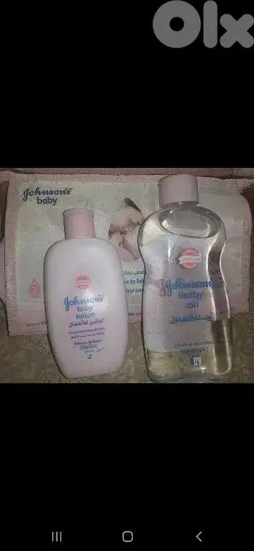 johnsons baby oil 500ml+ lotion 200ml with big bag waterproof