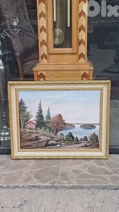 لوحة رسم زيتي اوروبية