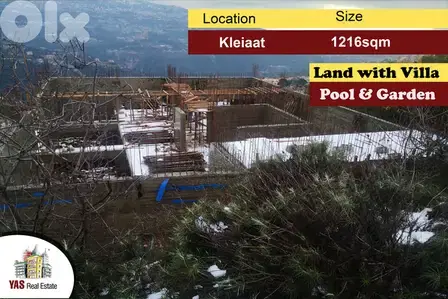 Kleiaat 1216m2 | Villa | Land | Pool | Under Construction | KH