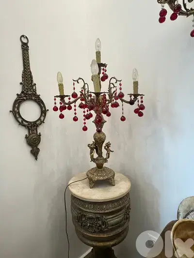lampadaire bronze