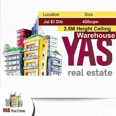 Jal El Dib 450m2 | Warehouse | Truck Access | Ideal Investment | MJ |