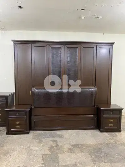 اوضة نوم خشب زان ولاتي كلا ملبسة قشرة زان