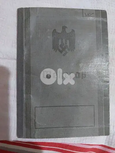 German Nazi Identification ID  for Solider World War Two WW II