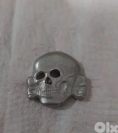 Nazi German SS Pin Schutzstafel skull Totenkopf Symbol World War2 WWII
