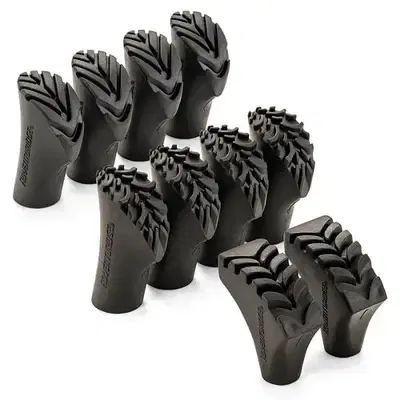 walking poles rubber buffers for hiking