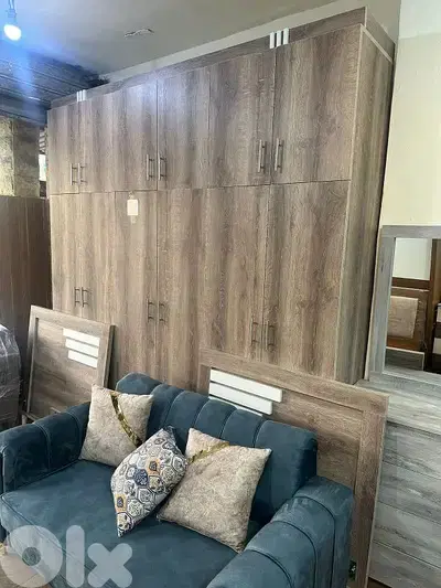 خزانة ست درف طابقين عرض 240 سم