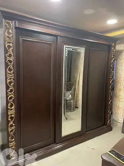 غرفة نوم خشب زان مصرية ملكية شبه جديدة