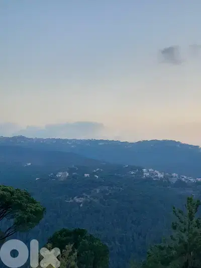 2080 SQM Land in Ouyoun Broumana, Metn Overlooking the Mountains