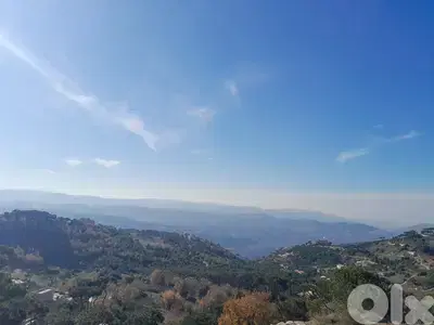 1046 SQM Prime Location Land in Douar, Metn Overlooking the Mountains