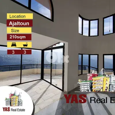 Ajaltoun 210m2 | Well-Maintained | Impressive View | Unique |