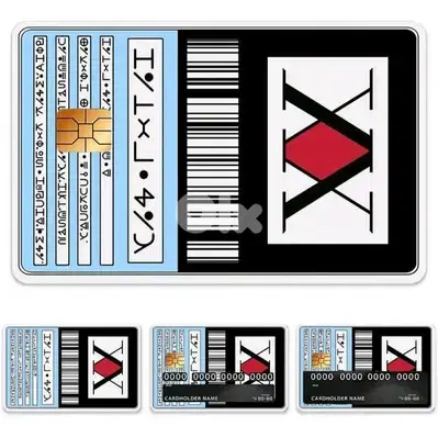 Hunter X Hunter credit card skin