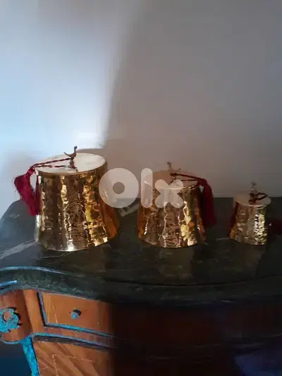 مطبقيات نحاس ٣ قياسات ع شكل طربوش ٥٠ دولار