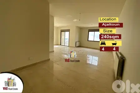 Ajaltoun 240m2 | New | High-End | Killer View | Prime |