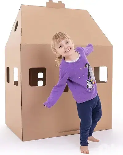 kid eco carton playhouse