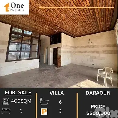 VILLA FOR SALE IN DARAOUN