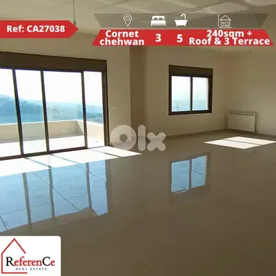 Luxury apartment in cornet chehwan شقة فاخرة في قرنة شهوان