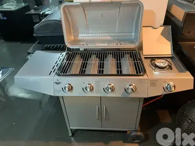 gas barbecue grill 4+side burner