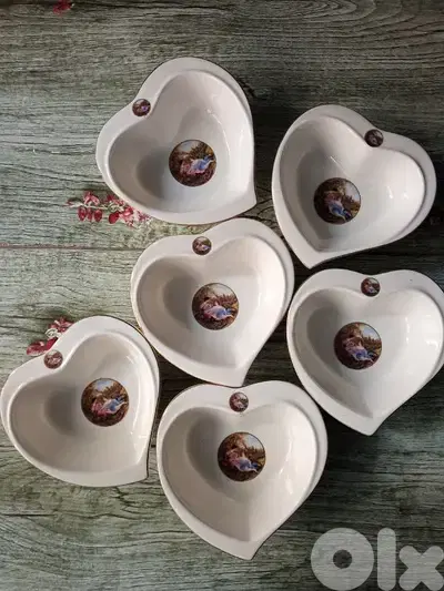original Romeo and Juliette heart plates