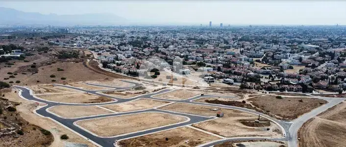 526 SQM Land in Nicosia, City Center Cyprus overlooking the Mountains