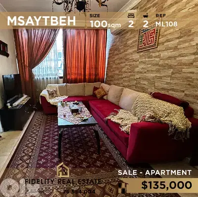 Apartment for sale in Msaytbeh ML108 شقة للبيع في المصيطبة