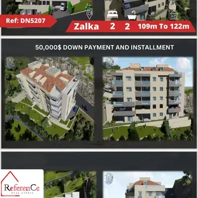 Apartments with Installments in Zalka شقق بالتقسيط في الزلقا