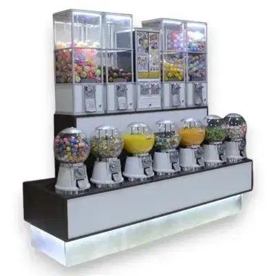 CANDY DROP CD126 - Coin Operated Vending Machine Station (Refurbished)
