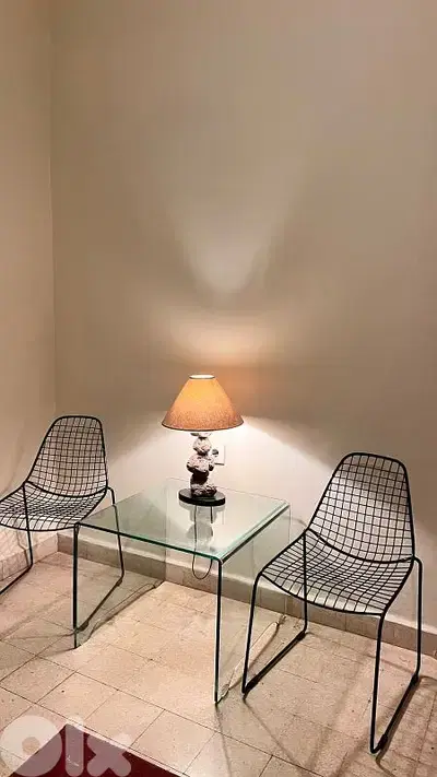glass table
