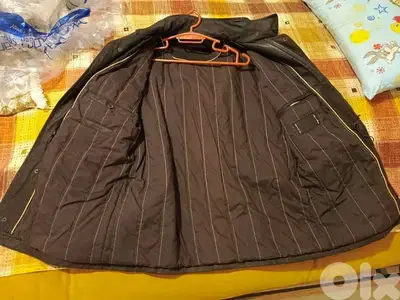 brown genuine leather jacket