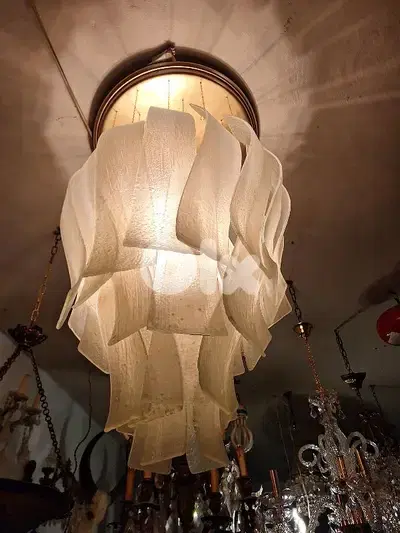 ثرية مورانو ايطالي رائعة جدا ومميزة انتيك chandelier Murano