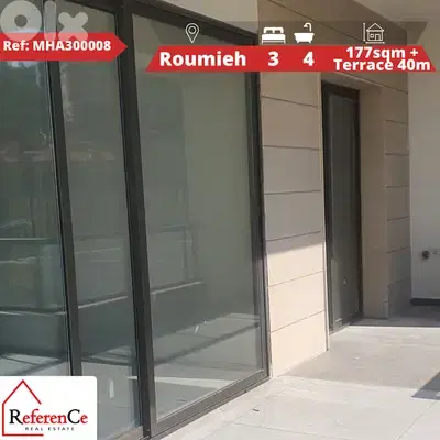 Apartment with terrace in Roumieh شقة مع تراس في الرومية