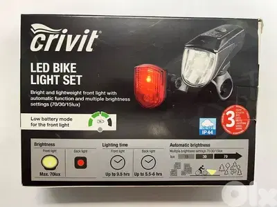 CRIVIT rechargable LED Bike Set