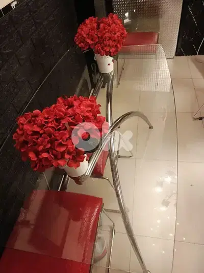 chrome kitchen table