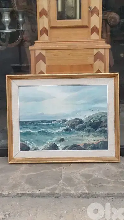 لوحة رسم زيتي اوروبية